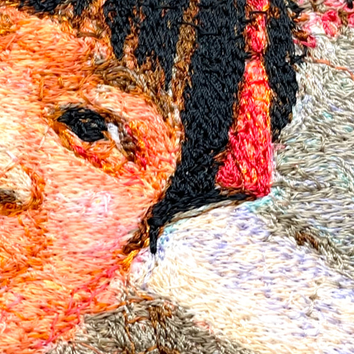 オーダーメイド・フォト刺繍｜ポートレートサイズ その他アート 刺繍