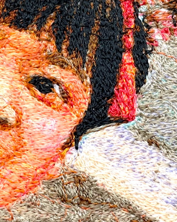 オーダーメイド・フォト刺繍｜ポートレートサイズ 4枚目の画像