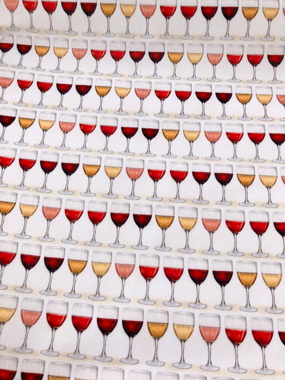 "wine glasses" 名古屋帯 8枚目の画像