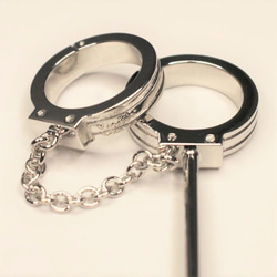 【cr-05】手錠のシガレットリング（煙草用指輪） 3枚目の画像