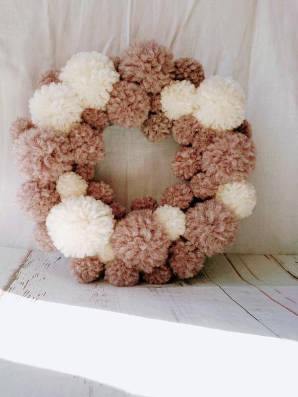 モコモコモコリース「L」 リース …Famille………… 通販 11075521｜Creema