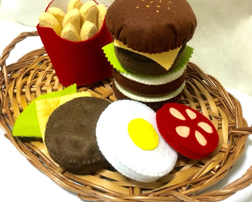 maaa様専用／24個ハンバーガーフェルト手作りキット | Shop at