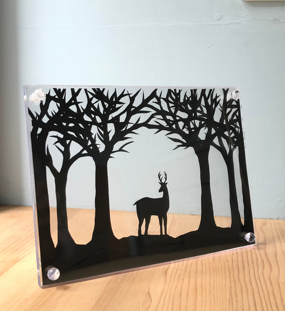 Amazon.co.jp: ZXCVBN 鹿 紳士 動物 DIY 絵画 モダン ウォール