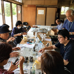 めじろおし（置物・土玩具） 2枚目の画像