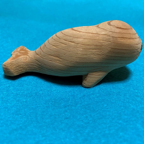 木彫りのアザラシ 木彫り アザラシ - wooden fur | minne byGMOペパボ 国内最大級