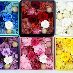 ☆ハーバリウム バラ3輪 シンプルデザイン 丸瓶 200㎖ 選べる8色