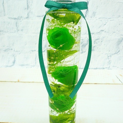 ◆ハーバリウム　356 3色のバラのアンティークbottle *.:。✿*゜ ◇ハーバリウム 356 3色のバラのアンティークbottle *.:。✿*゜