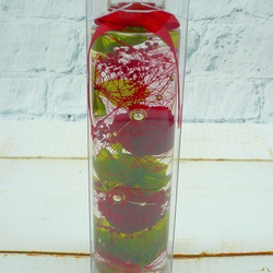 ★ハーバリウム　バラ2輪　シンプルデザイン　丸瓶　150㎖　選べる8色★ 10枚目の画像