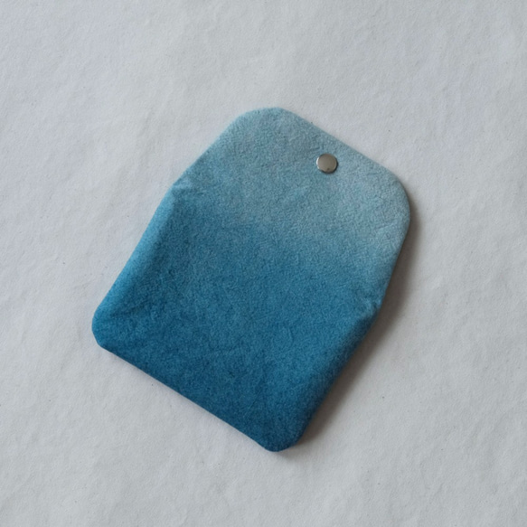 藍染めの小さなポーチ 〈 海 〉 4枚目の画像