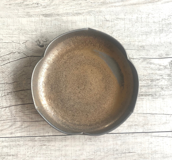 【再販】銅釉三角葉器【送料無料】 2枚目の画像