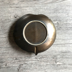 【送料無料】銅釉ポポラス葉器 2枚目の画像