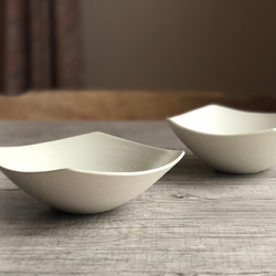 白釉スクエアbowl 1枚目の画像