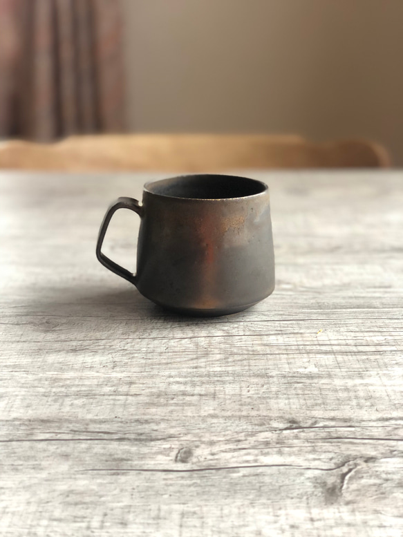 銅釉マグカップ 2枚目の画像