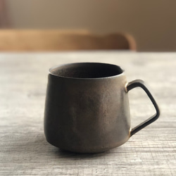 銅釉マグカップ 2枚目の画像