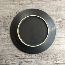 銅釉薬7寸リム皿 5枚目の画像