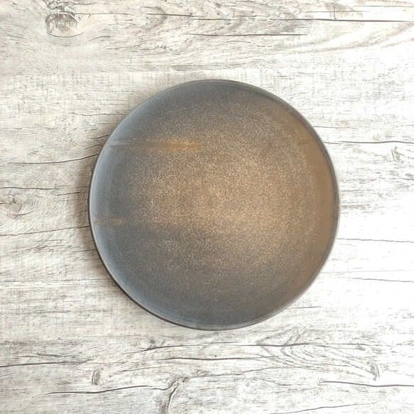 【再販】銅釉薬7寸平皿 1枚目の画像