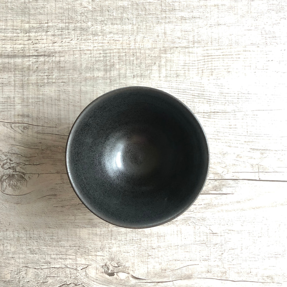 黒釉ご飯茶碗 3枚目の画像