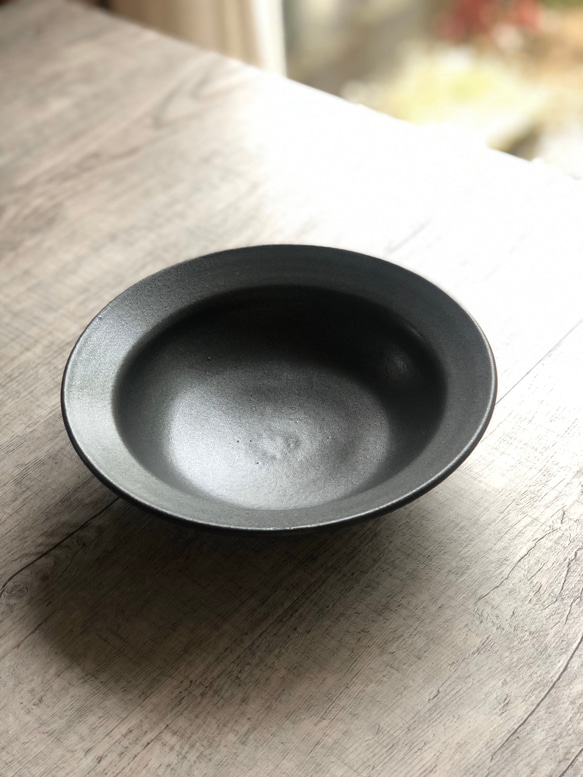 黒釉リムbowl 1枚目の画像