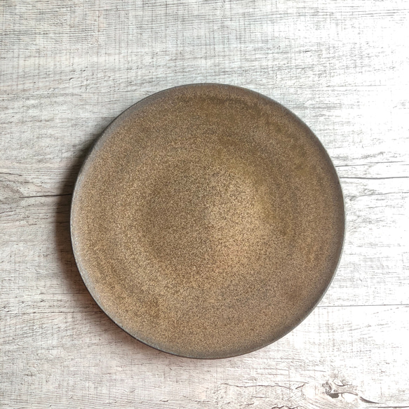 銅釉７寸皿 2枚目の画像