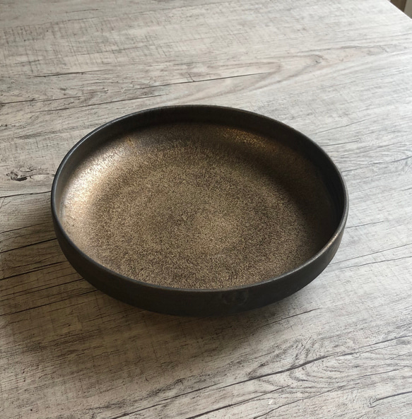 銅釉６寸鉢 1枚目の画像