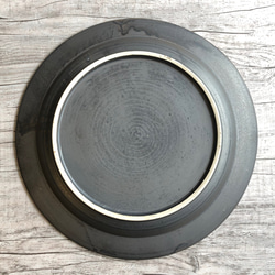 銅釉７寸リム皿 3枚目の画像