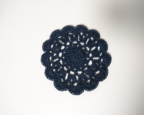 ☆Ameri MEDITTERA☆【美品】完売品　ブラック　花柄鍵編みフリンジ♡ 2025 AUTUMN&WINTER PRE ORDER