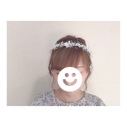 送料無料】大人用花冠 花嫁花冠 ウェディング花冠 ヘッドドレス