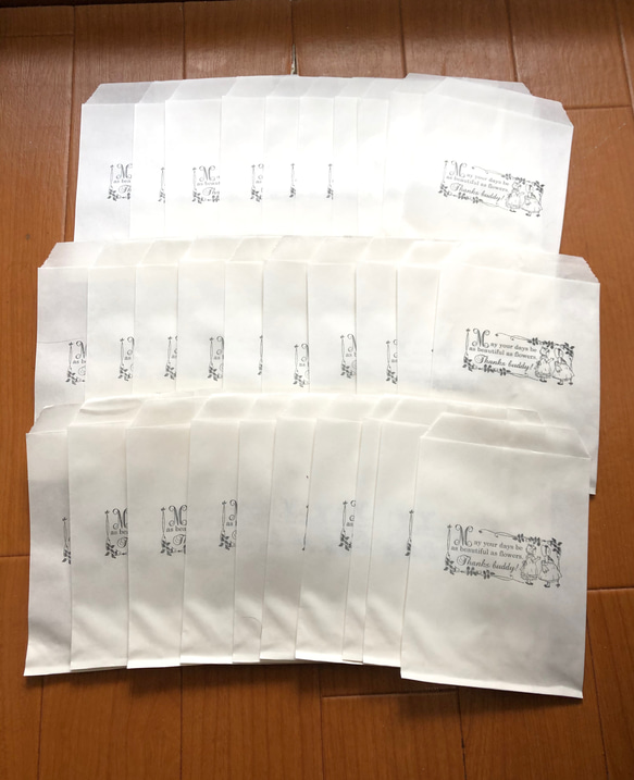 少女のスタンプ封筒30枚入 1枚目の画像