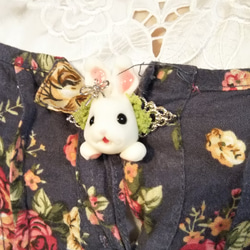 Ｈappy tomorrow Rabbit brooch✨ヾ〇(´▽｀*)〇ゝ✨ 2枚目の画像