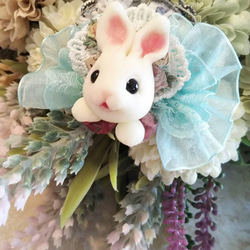 spring racey rabbit brooch✨ヾ(´▽｀*)ゝ✨ 6枚目の画像