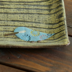 青い鳥の黄色いお皿 3枚目の画像