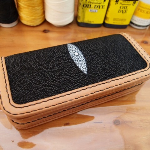 長財布スティングレーオーダーメイド新品