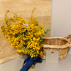 029 Ring pillow リングピロー ガラスケース&バスケットカゴセット