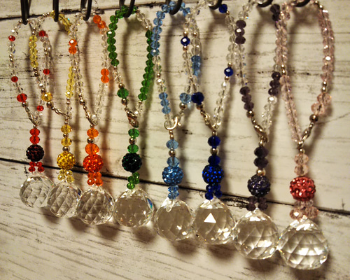 サンキャッチャー☆まとめ売り 秋香る、金木犀のサンキャッチャー 267 【クリスタル20mm】 サン