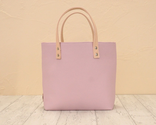 varietà ヴァリエタ ピンク シボ革 ポケット付き トートバッグ futuro