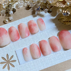 上品桃ネイル✳︎シンプル/マット/秋ネイル ネイルチップ（つけ爪