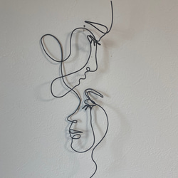 ワイヤークラフト ワイン プレート ワイヤーアート 立体・オブジェ