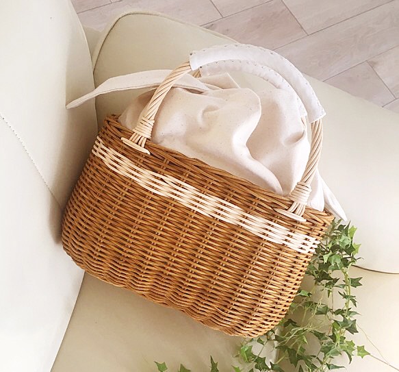 IROHA⭐︎Aeta ホワイト かごバッグ Amazon.co.jp: 即完売 Aeta アエタ LEATHER BASKET M + SHOULDER
