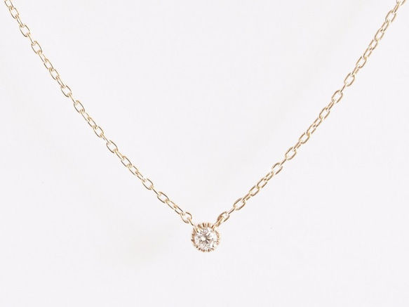 K10 Classical Diamond Necklace 1枚目の画像