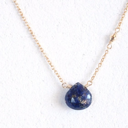 14KGF Lapis Lazuli Necklace 第3張的照片