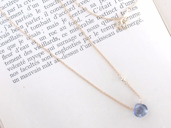 14KGF Iolite Necklace 2枚目の画像