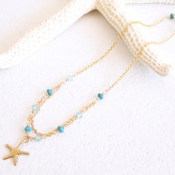 【20%OFF】14KGF Starfish Bracelet BL 1枚目の画像