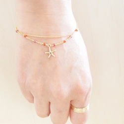 14KGF Starfish Bracelet OR 第4張的照片