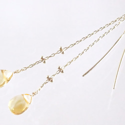 K10 Dew Drop Earrings OR 2枚目の画像