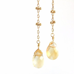 K10 Dew Drop Earrings OR 3枚目の画像