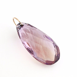 K10 Ametrine Checkercut Charm 第1張的照片