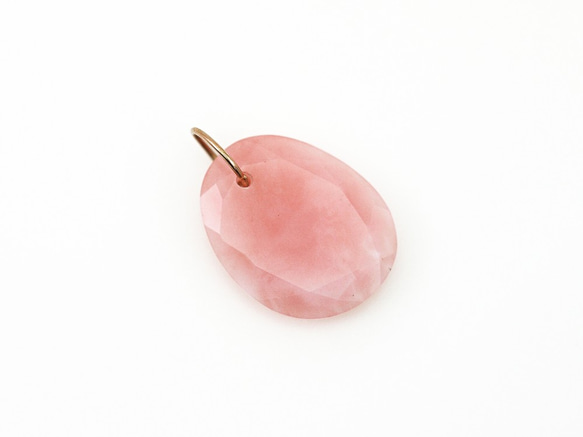 K10 Pink Opal Charm 1枚目の画像