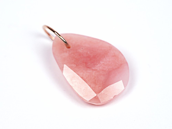 K10 Pink Opal Charm 2枚目の画像