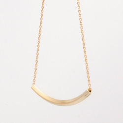 14KGF Curve Necklace 2枚目の画像