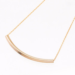 14KGF Curve Necklace 3枚目の画像